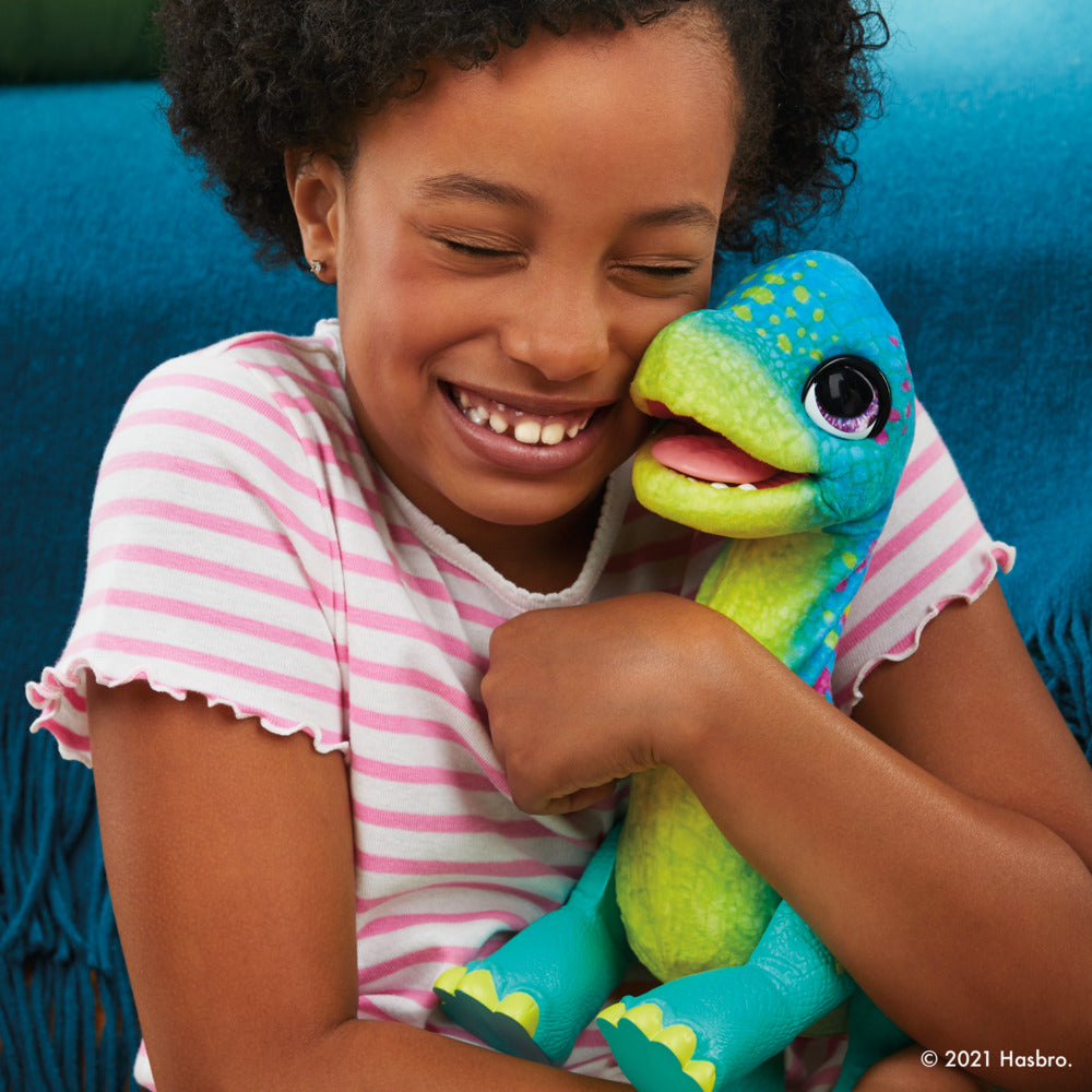 furReal Snackin’ Sam the Bronto Interactive Animatronic Plush Toy