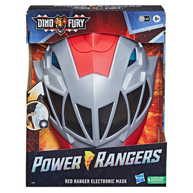 POWER RANGERS Dino Fury Red Ranger Electronic Mask Roleplay Toy