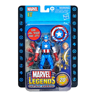 Marvel Legends Series 20th Anniversary Captain America Collectible Action Figure