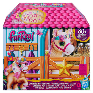 furReal Cinnamon, My Stylin’ Pony Toy; 14-Inch Electronic Pet Toy