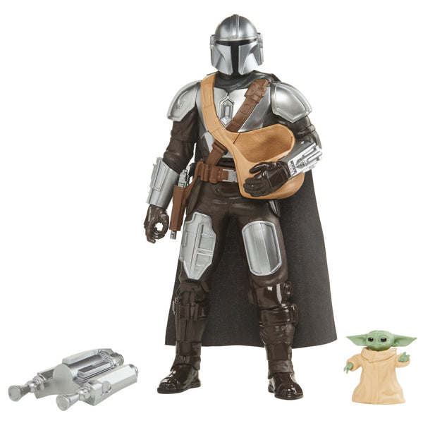 STAR WARS Galactic Action The Mandalorian & Grogu Interactive Electronic 12-Inch-Scale Figures