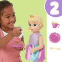 BABY ALIVE Princess Ellie Grows Up!, 18-Inch Growing Talking Baby Doll with Blonde Hair