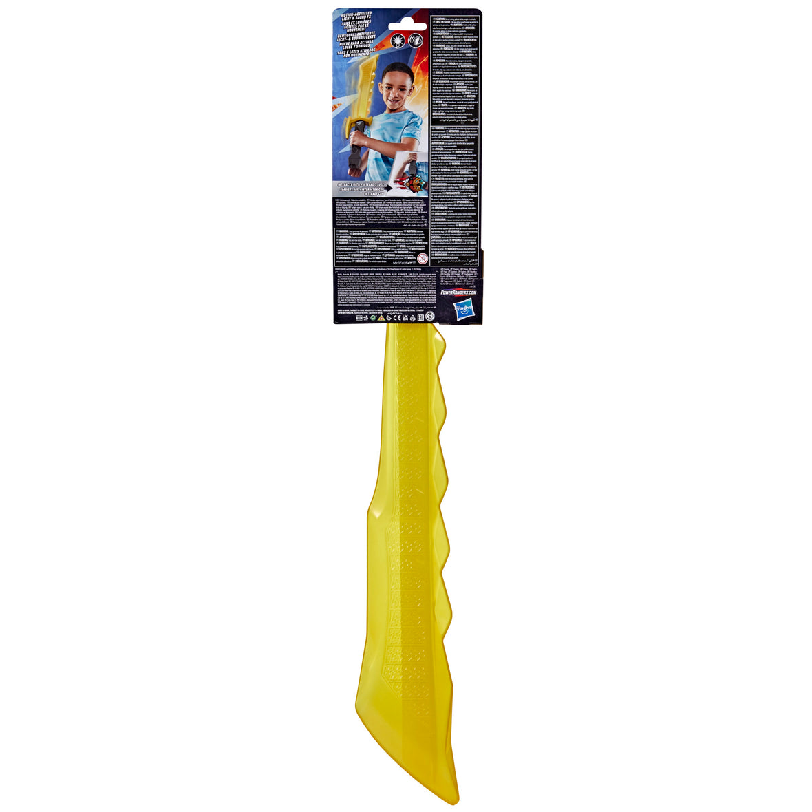 POWER RANGERS Dino Fury Megafury Saber Electronic Toy with Motion-Activated Light and Sound FX