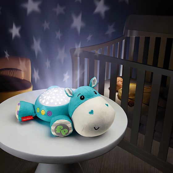 Fisher-Price Hippo Projection Soother - Blue