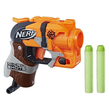 NERF MicroShots Zombie Strike Hammershot Blaster - 0