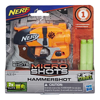 NERF MicroShots Zombie Strike Hammershot Blaster