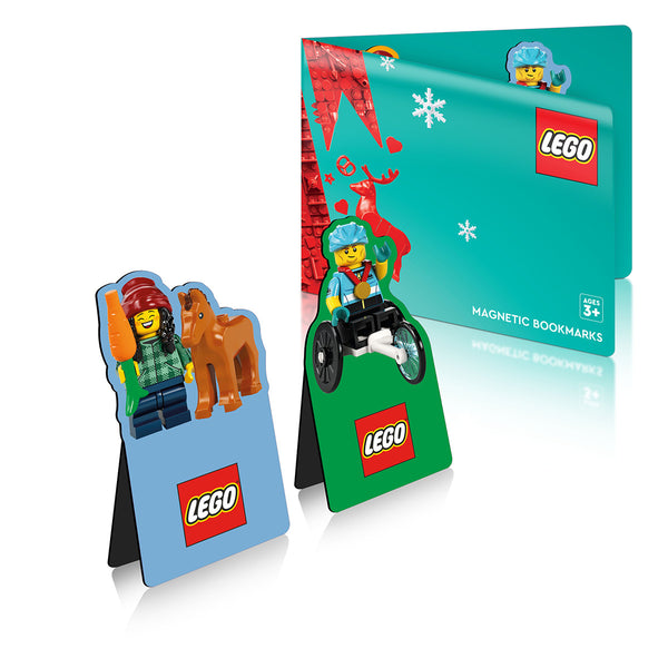 LEGO® Xmas Magnetic Bookmarks | Import A Toy