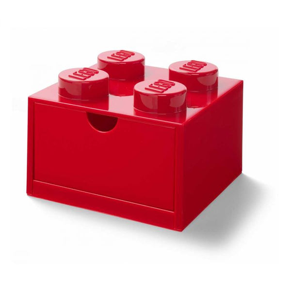 LEGO® 4-stud Red Storage Brick Drawer