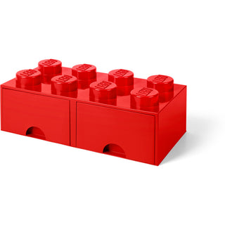 LEGO® 8-stud Red Storage Brick Drawer
