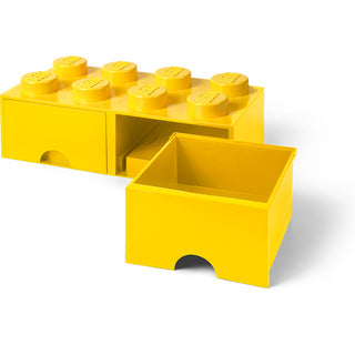 LEGO® 8-stud Yellow Storage Brick Drawer
