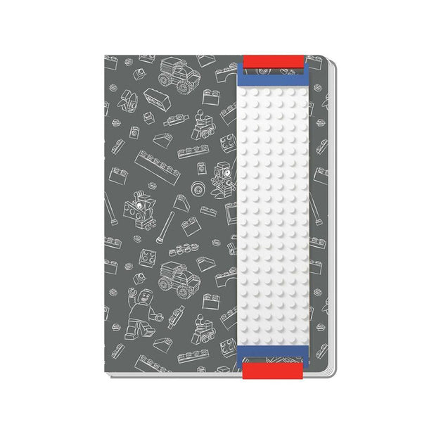 LEGO® Journal with Building Band (Grey)