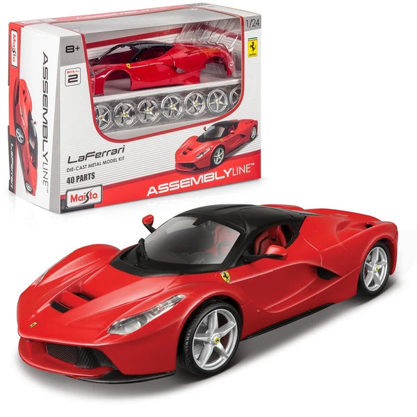MAISTO 1:24 LaFerrari Die-cast Assembly Line Kit in Red