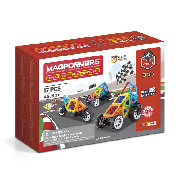 MAGFORMERS Amazing Transform Wheel Set 17 Pcs