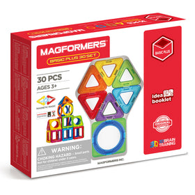 MAGFORMERS Basic Plus Set 30 Pcs | Ages 3+ | 715015