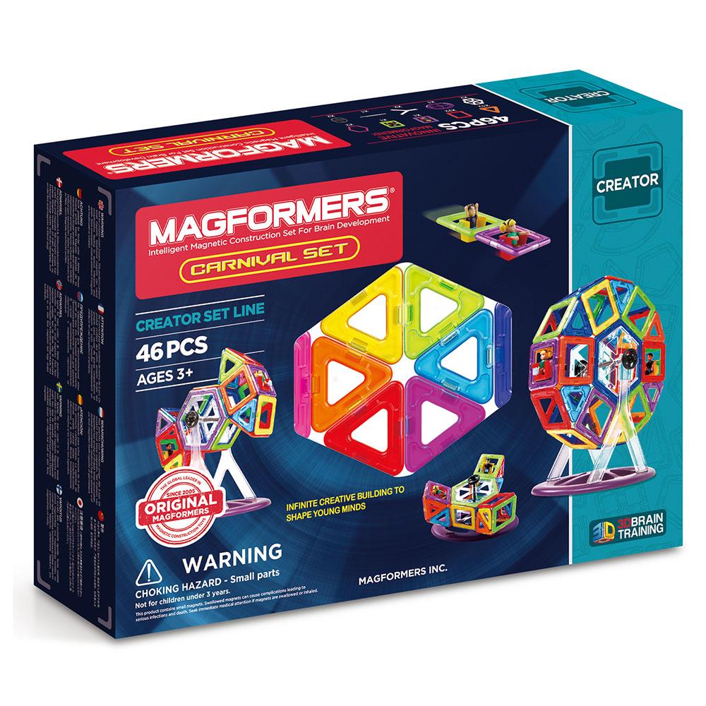MAGFORMERS Carnival Set 46 Pcs | Ages 3+ | 703001 | Import A Toy