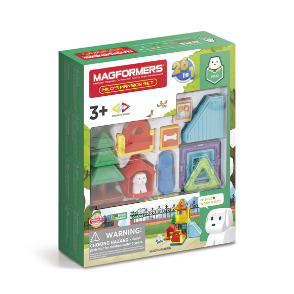 MAGFORMERS Milo's Mansion Set 33 Pcs