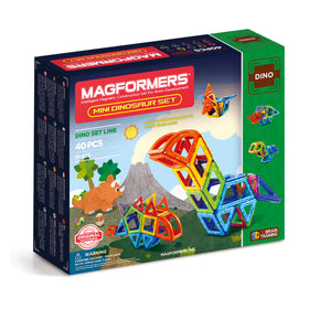 MAGFORMERS Mini Dinosaur Set 40 Pcs