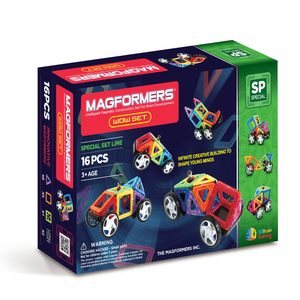 MAGFORMERS WOW 16 Set | Ages 3+ | 707004 | Import A Toy MAGFORMERS WOW 16 Set | Ages 3+ | 707004 | Import A Toy