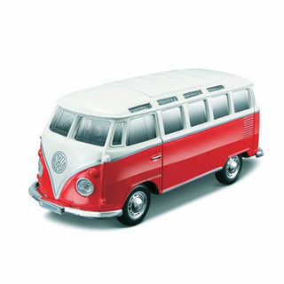 MAISTO 1:25 Scale Die-Cast Special Edition Volkswagen Samba Van in Red