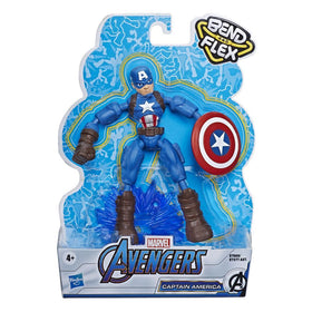 Marvel Avengers Bend And Flex Captain America Action Figure - 0