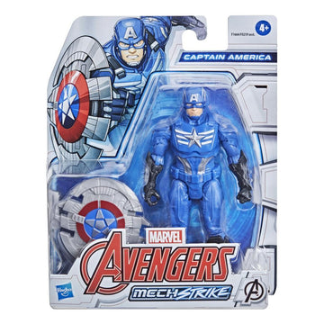 Marvel Avengers Mech Strike 6-inch Scale Action Figure Toy CAPTAIN AMERICA - 0