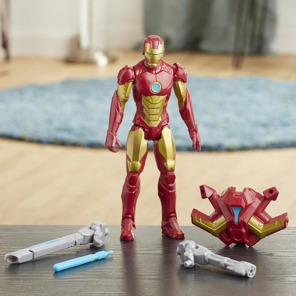 Marvel Avengers Titan Hero Series Blast Gear IRON MAN Action Figure