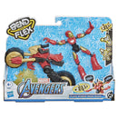 Marvel Bend And Flex Flex Rider Iron Man Action Figure Toy-2