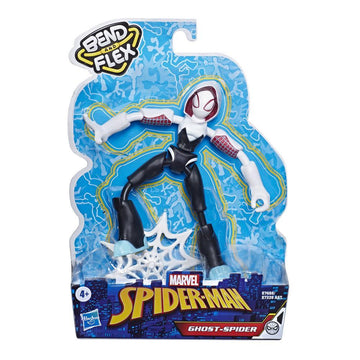Marvel Spider-Man Bend And FlexGhost-Spider Action Figure - 0