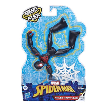 Marvel Spider-Man Bend And Flex Miles Morales Action Figure - 0