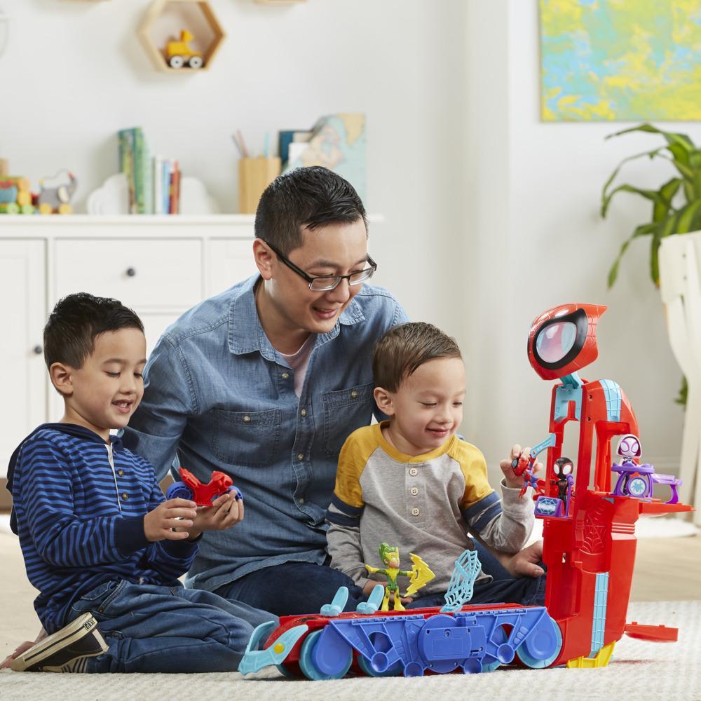 Marvel Spidey and His Amazing Friends Spider Crawl-R 2-in-1 Deluxe Hea ...