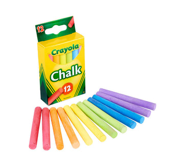 CRAYOLA Multi-Colored Children's Chalk 12 ct. - 0