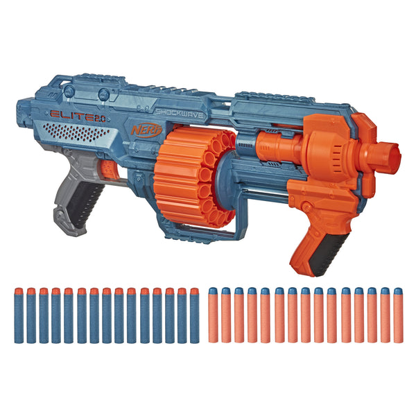 Nerf Elite 2.0 Shockwave RD-15 Blaster with Rotating Drum (with 24 darts)