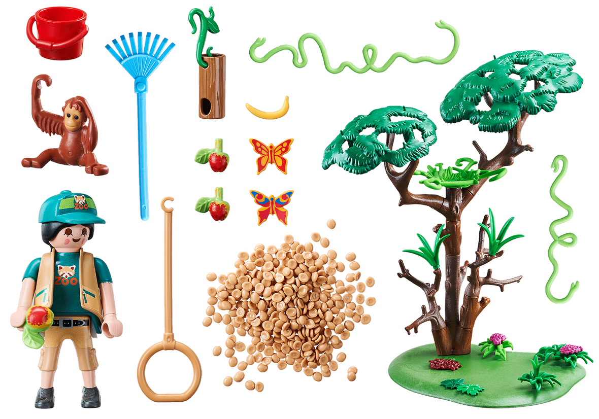 PLAYMOBIL Orangutans with Tree 70345