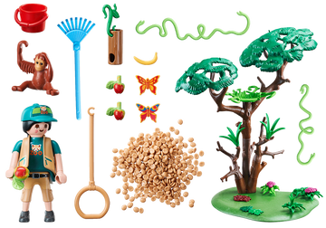 PLAYMOBIL Orangutans with Tree 70345 - 0