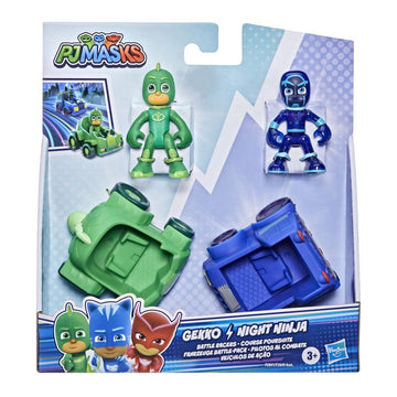 PJ Masks Gekko vs Night Ninja Battle Racers Toy - 0