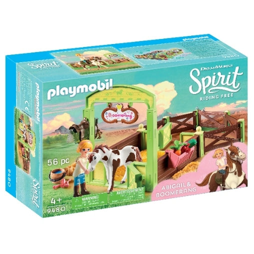 PLAYMOBIL Abigail & Boomerang with Horse Stall 9480