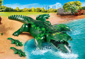 PLAYMOBIL Alligator with Babies 70358 - 0