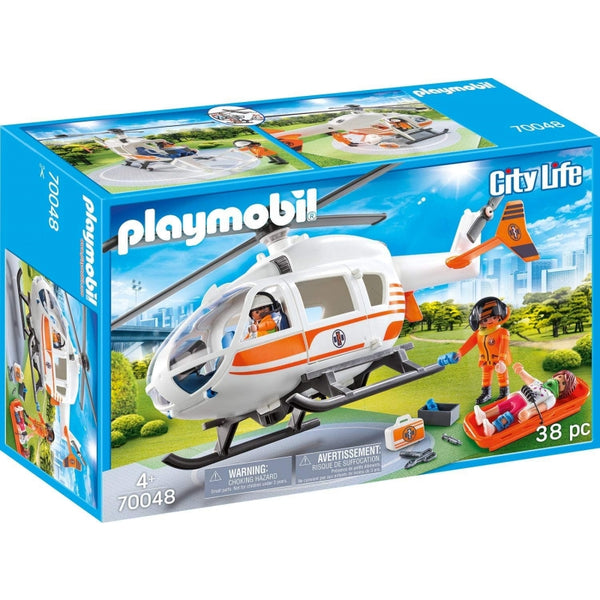 PLAYMOBIL City Life Rescue Helicopter 70048