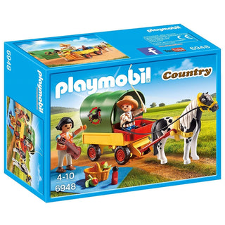 PLAYMOBIL Country Country Picnic with Pony Wagon 6948