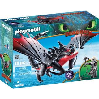 PLAYMOBIL Dragons Deathgripper with Grimmel 70039