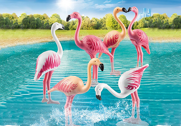 PLAYMOBIL Flock of Flamingos 70351