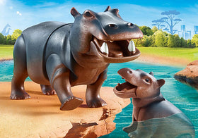 PLAYMOBIL Hippo with Calf 70354 - 0
