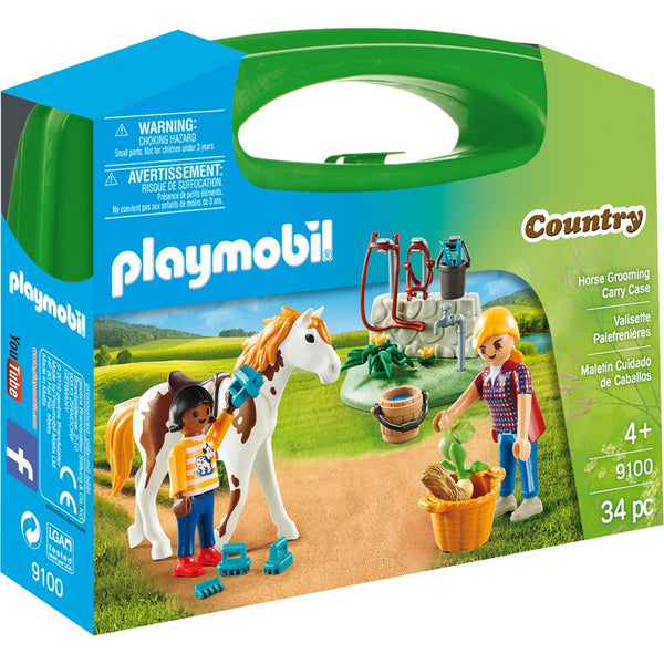 PLAYMOBIL Horse Grooming Carry Case 9100