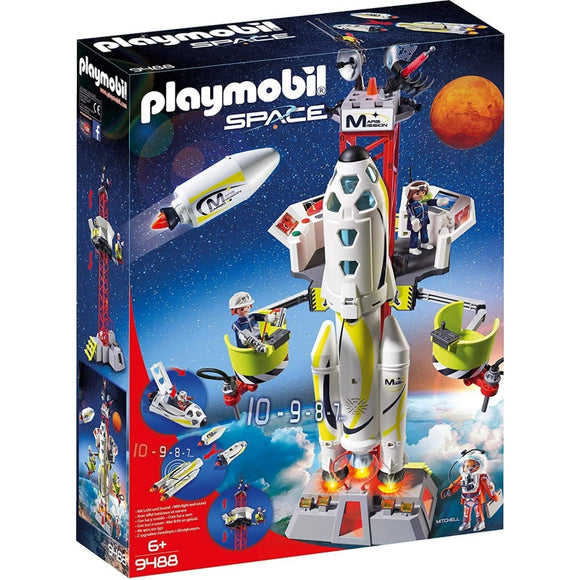 PLAYMOBIL Mission Rocket with Launch Site 9488 Import A Toy