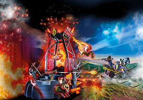 PLAYMOBIL Novelmore Burnham Raiders Lava Mine 70390 - 0