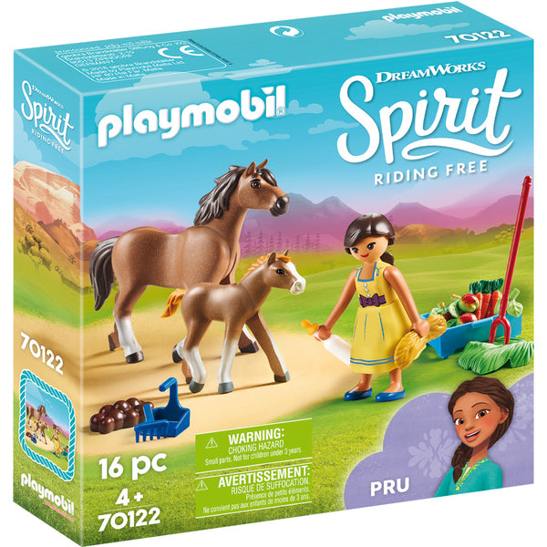 PLAYMOBIL Pru with Horse and Foal 70122