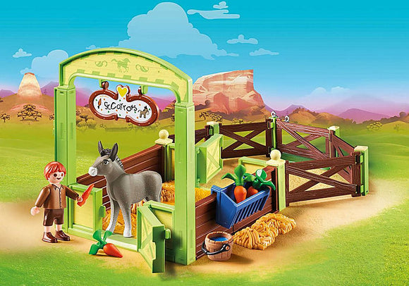 PLAYMOBIL Snips and Señor Carrots with Horse Stall 70120