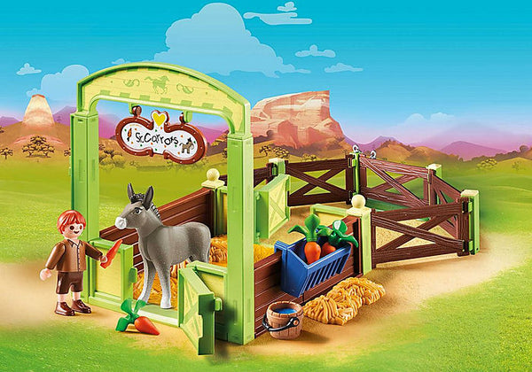 PLAYMOBIL Snips and Señor Carrots with Horse Stall 70120