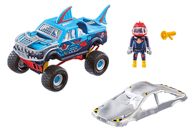 PLAYMOBIL Stunt Show Shark Monster Truck - 0