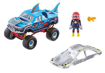 PLAYMOBIL Stunt Show Shark Monster Truck - 0